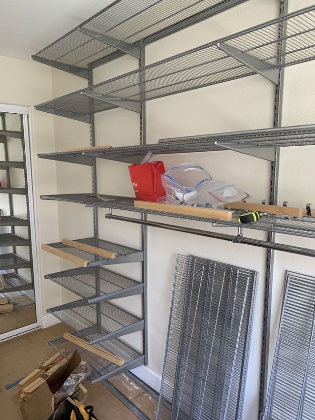 Shelf Installation by Construction Hub in Los Angeles